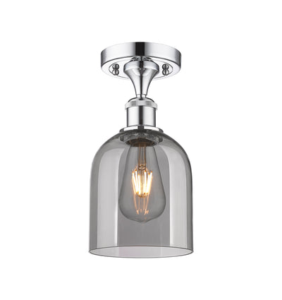 Bella 6-Inch 1-Light Semi-Flush Mount 11.5-Inch High
