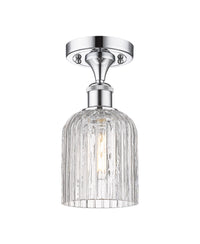Edison Semi-Flush Mount Brushed Satin Nickel