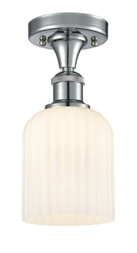 Edison Semi-Flush Mount Brushed Satin Nickel