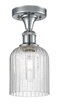 Edison Semi-Flush Mount Brushed Satin Nickel