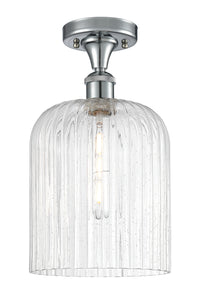 Edison Semi-Flush Mount Brushed Satin Nickel