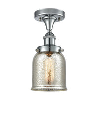Edison Semi-Flush Mount Cast Brass Finish