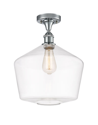 Cindyrella 12-Inch 1-Light Semi-Flush Mount 15-Inch High