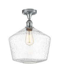 Edison Semi-Flush Mount Brushed Nickel