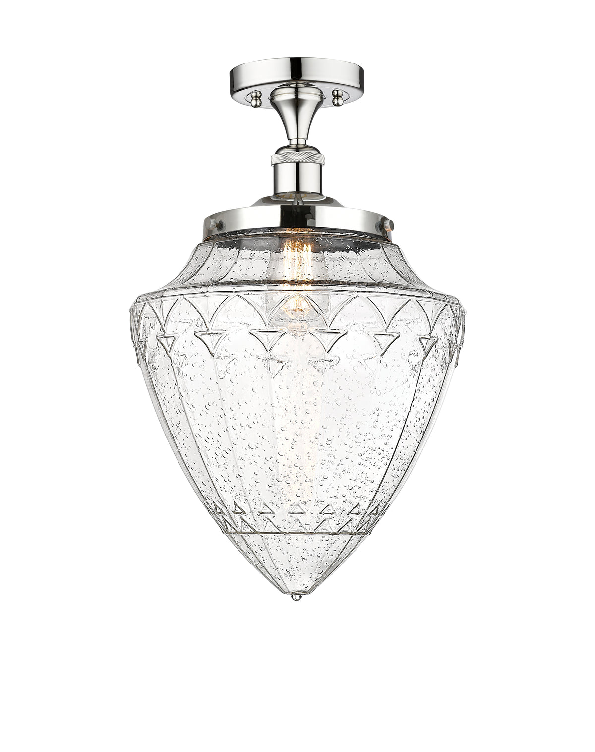Bridgeton 16-Inch 1-Light Semi-Flush Mount 18.125-Inch High