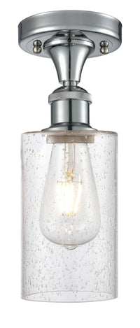 Edison Semi-Flush Mount Brushed Satin Nickel