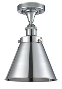 Edison Semi-Flush Mount Solid Brass Steel