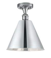 Edison Semi-Flush Mount Brushed Satin Nickel