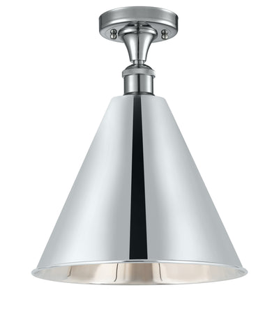Berkshire Metal 16-Inch 1-Light Semi-Flush Mount 19-Inch High