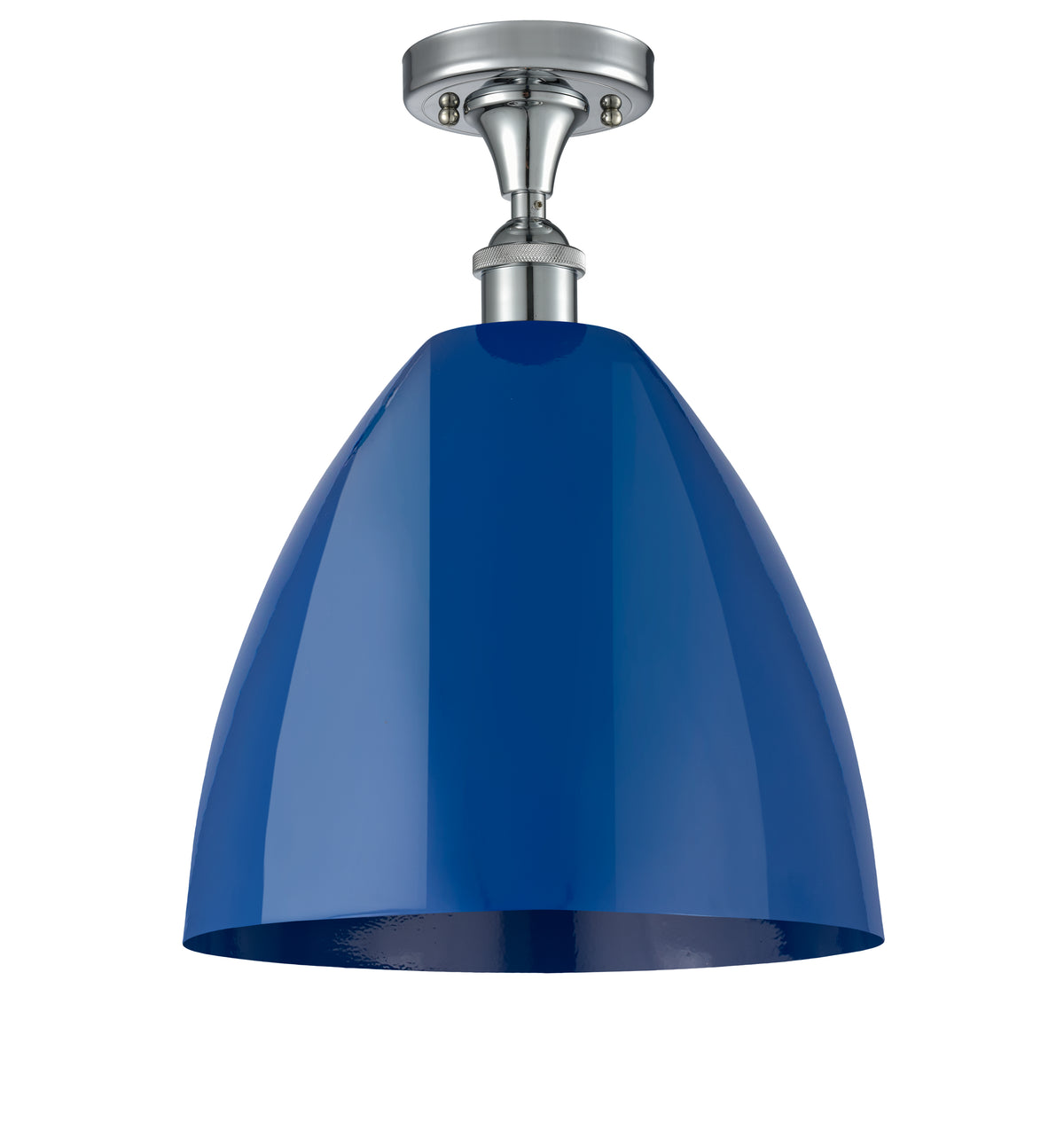 Plymouth 12-Inch 1-Light Semi-Flush Mount 15-Inch High