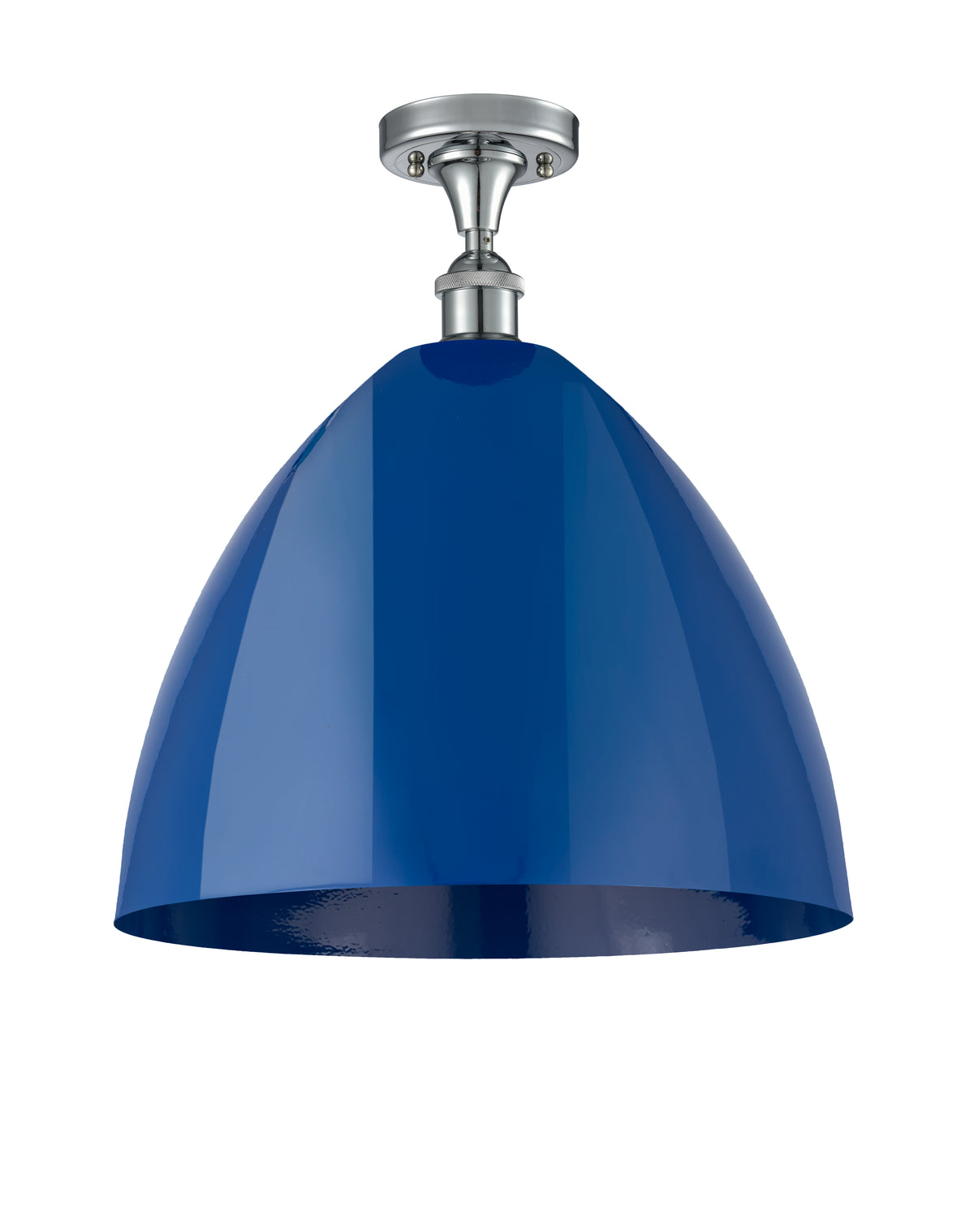 Plymouth 16-Inch 1-Light Semi-Flush Mount 17.375-Inch High