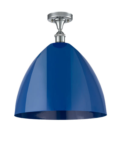 Plymouth 16-Inch 1-Light Semi-Flush Mount 17.375-Inch High