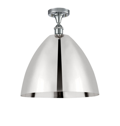 Bristol 16-Inch 1-Light Semi-Flush Mount Cone Shade 17.375-Inch High