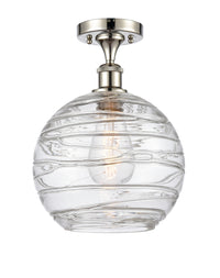 Edison Semi-Flush Mount Brushed Nickel