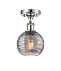 Edison Semi-Flush Mount Brushed Nickel
