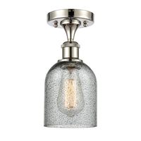 Edison Semi-Flush Mount Brushed Satin Nickel