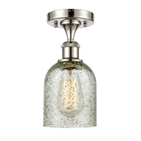Edison Semi-Flush Mount Brushed Satin Nickel
