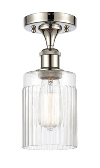 Edison Semi-Flush Mount Brushed Satin Nickel