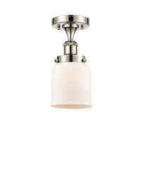 Edison Semi-Flush Mount Cast Brass Finish