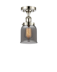 Edison Semi-Flush Mount Cast Brass Finish