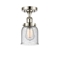 Edison Semi-Flush Mount Cast Brass Finish