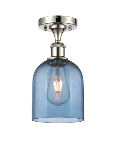 Bella 6-Inch 1-Light Semi-Flush Mount 11.5-Inch High