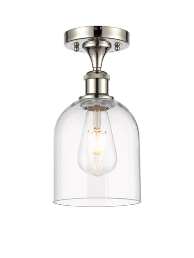 Bella 6-Inch 1-Light Semi-Flush Mount 11.5-Inch High