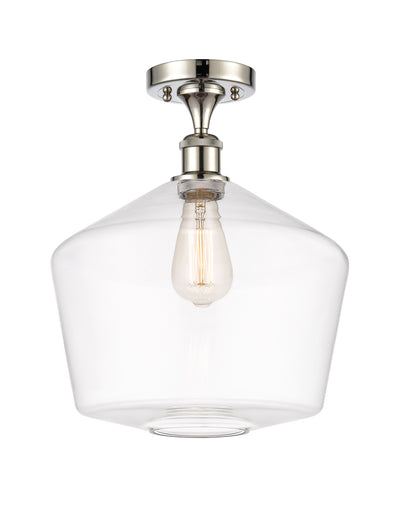 Cindyrella 12-Inch 1-Light Semi-Flush Mount 15-Inch High