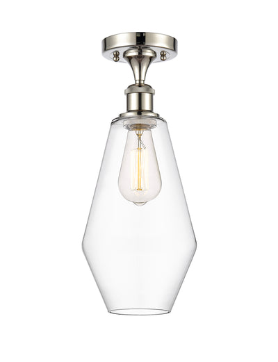 Cindyrella 7-Inch 1-Light Semi-Flush Mount 16-Inch High
