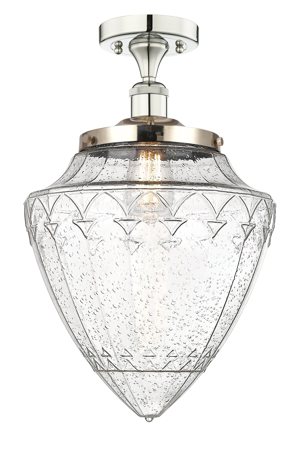 Bridgeton 16-Inch 1-Light Semi-Flush Mount 18.125-Inch High