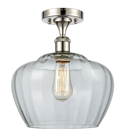 Fenton 11-Inch 1-Light Semi-Flush Mount 12.75-Inch High