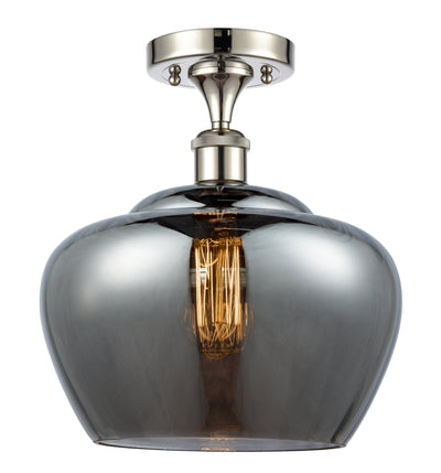 Fenton 11-Inch 1-Light Semi-Flush Mount 12.75-Inch High