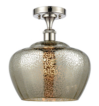 Edison Semi-Flush Mount Brushed Nickel