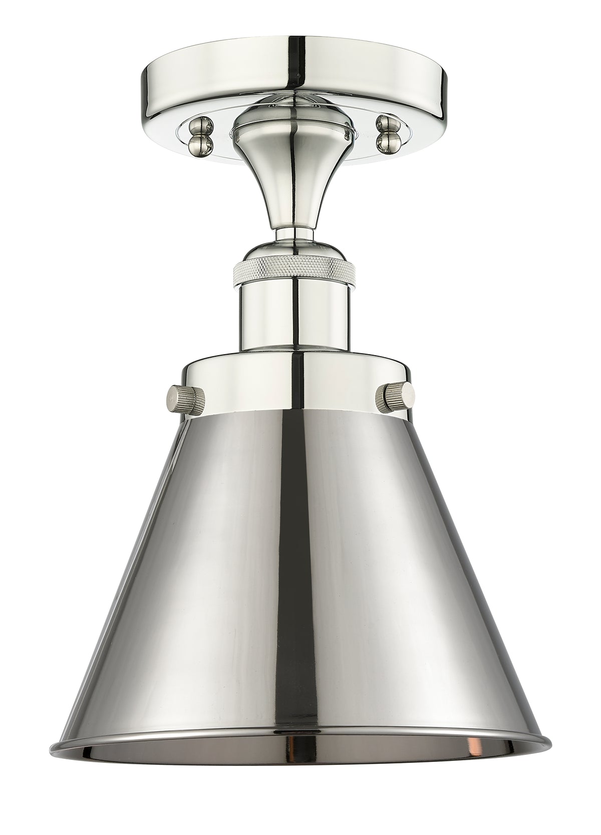 Appalachian 8-Inch 1-Light Semi-Flush Mount 11.125-Inch High