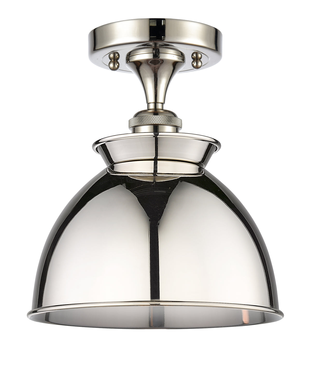 Adirondack 8-Inch 1-Light Semi-Flush Mount 10.5-Inch High