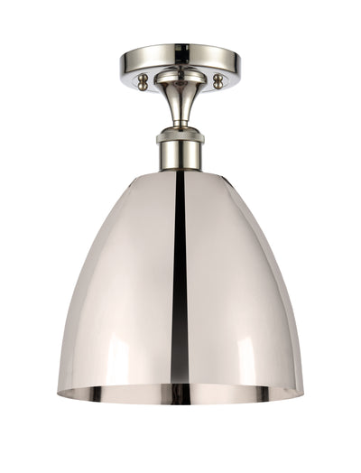 Bristol 9-Inch 1-Light Semi-Flush Mount Cone Shade 13.125-Inch High