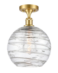 Edison Semi-Flush Mount Brushed Nickel