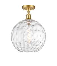 Edison Semi-Flush Mount Brushed Nickel