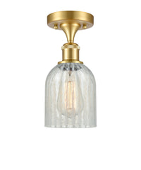 Edison Semi-Flush Mount Brushed Satin Nickel