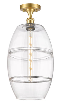 Edison Semi-Flush Mount Brushed Nickel