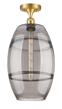 Edison Semi-Flush Mount Brushed Nickel