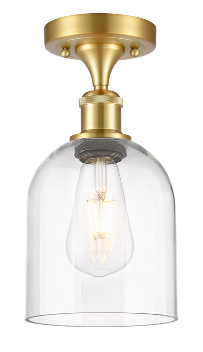 Bella 6-Inch 1-Light Semi-Flush Mount 11.5-Inch High