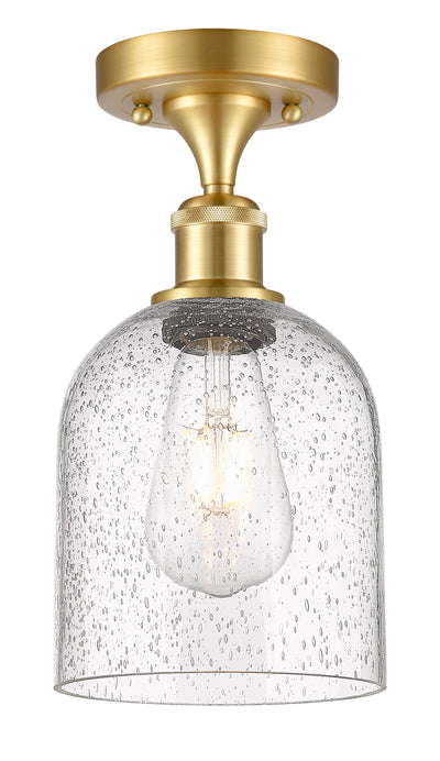 Bella 6-Inch 1-Light Semi-Flush Mount 11.5-Inch High