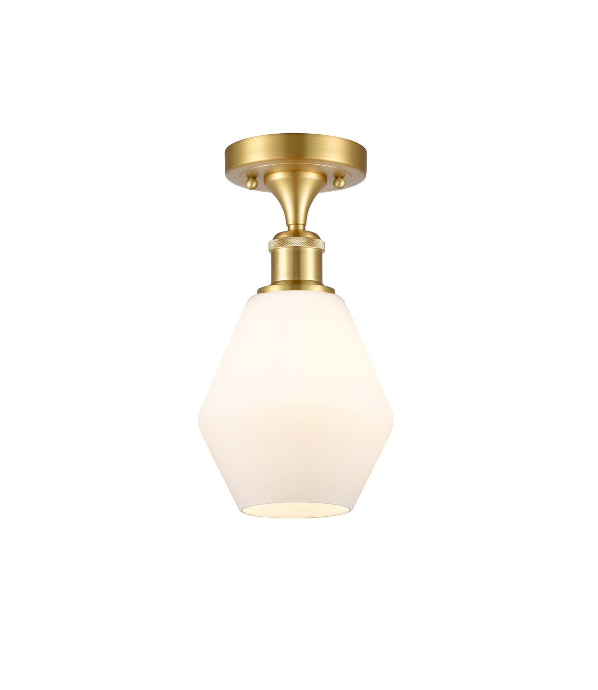 Cindyrella 6-Inch 1-Light Semi-Flush Mount 11.5-Inch High