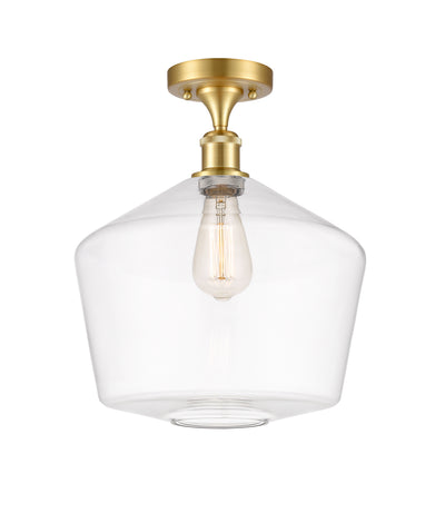 Cindyrella 12-Inch 1-Light Semi-Flush Mount 15-Inch High