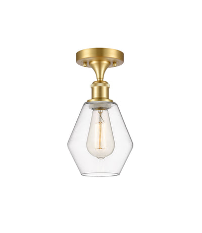 Cindyrella 6-Inch 1-Light Semi-Flush Mount 11.5-Inch High