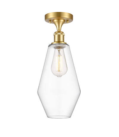 Cindyrella 7-Inch 1-Light Semi-Flush Mount 16-Inch High