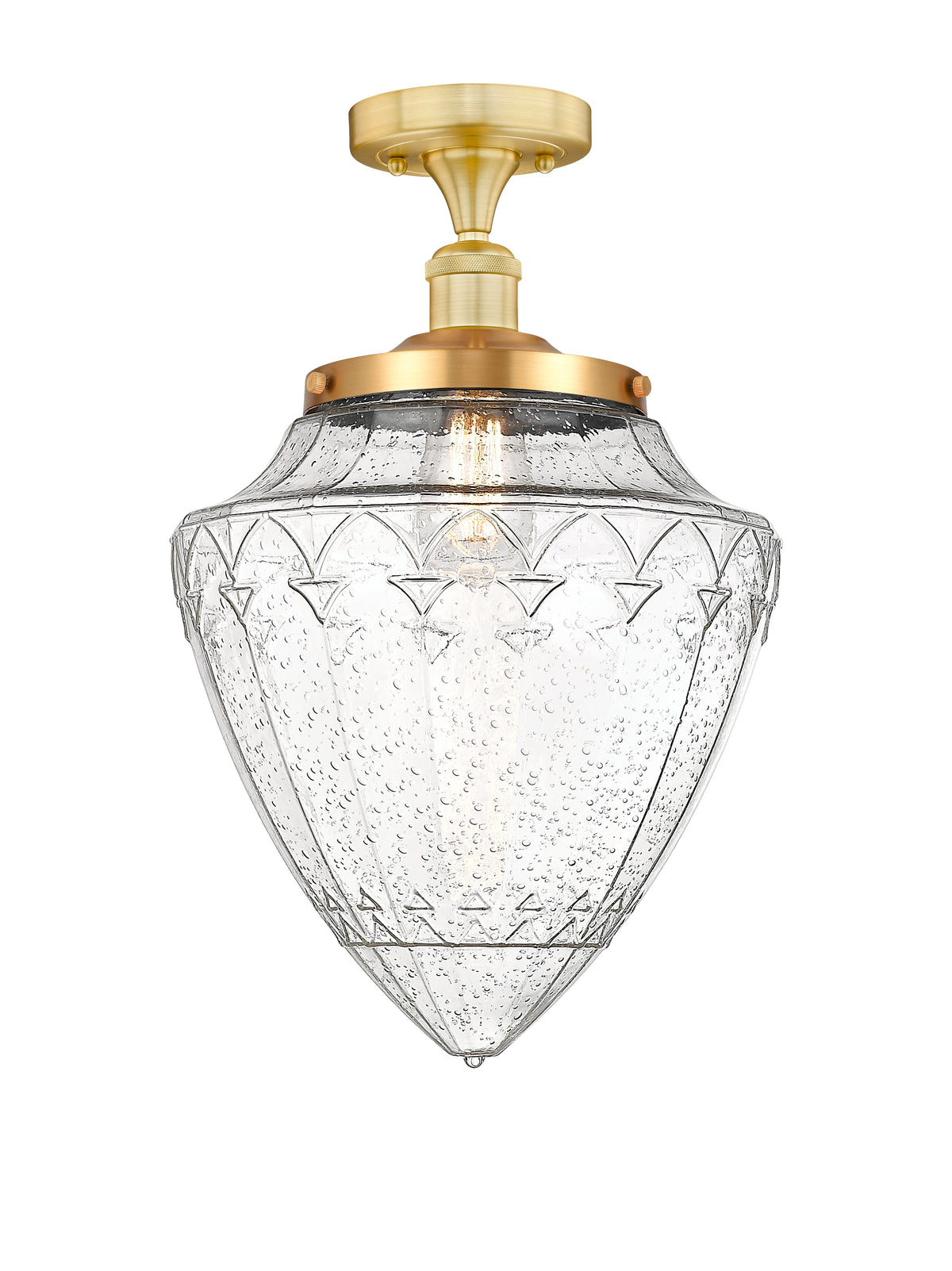 Bridgeton 16-Inch 1-Light Semi-Flush Mount 18.125-Inch High