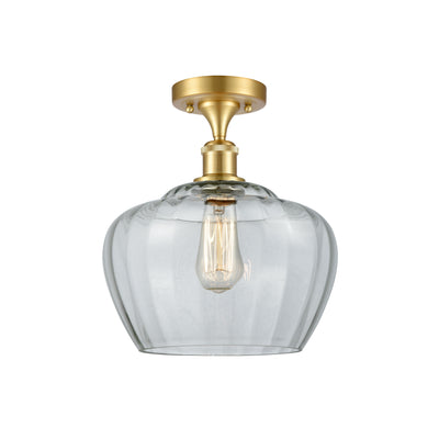 Fenton 11-Inch 1-Light Semi-Flush Mount 12.75-Inch High