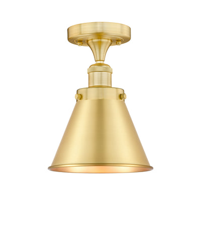 Appalachian 8-Inch 1-Light Semi-Flush Mount 11.125-Inch High